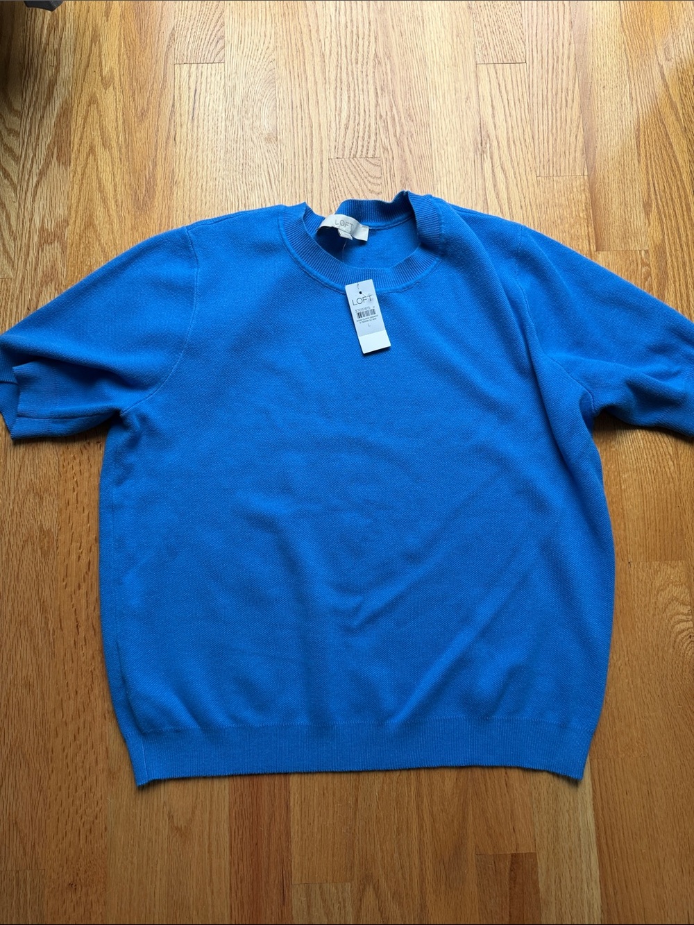 LOFT Bright Blue Crewneck Sweater